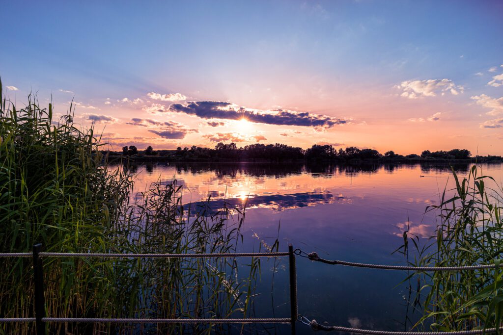 Dömsöd horgász szállás naplamante RSD naplemente a dunán