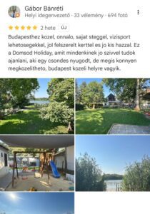 Gyerekbarát vízparti horgász szállás babával - image on https://domsod.holiday