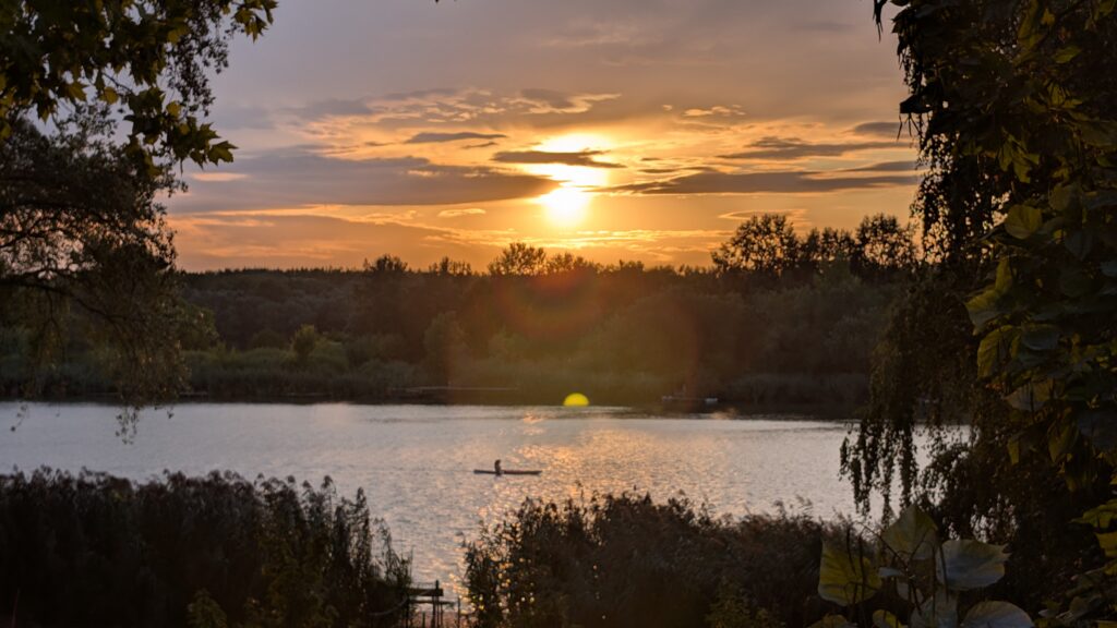 Fishing in Hungary at the RSD branch of the Danube River Fishing in Hungary at the RSD branch of the Danube River